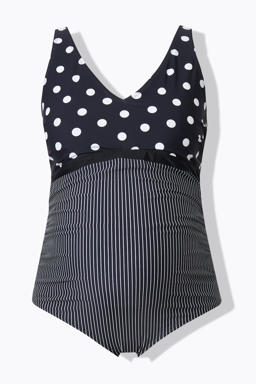 Stora storlekar Bellieva-Baddräkt utan kupor, Dam, svart, storlek: 50/52, Polyester/Syntetfibrer/Elastan, Ulla Popken