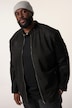STHUGE leather biker jacket, lamb nappa leather, metal zip, up to 7 XL