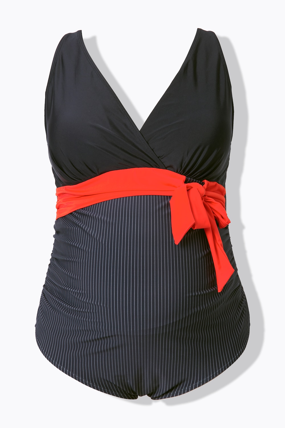 Stora storlekar Bellieva-Baddräkt utan kupor, Dam, svart, storlek: 42/44, Polyester/Syntetfibrer/Elastan, Ulla Popken