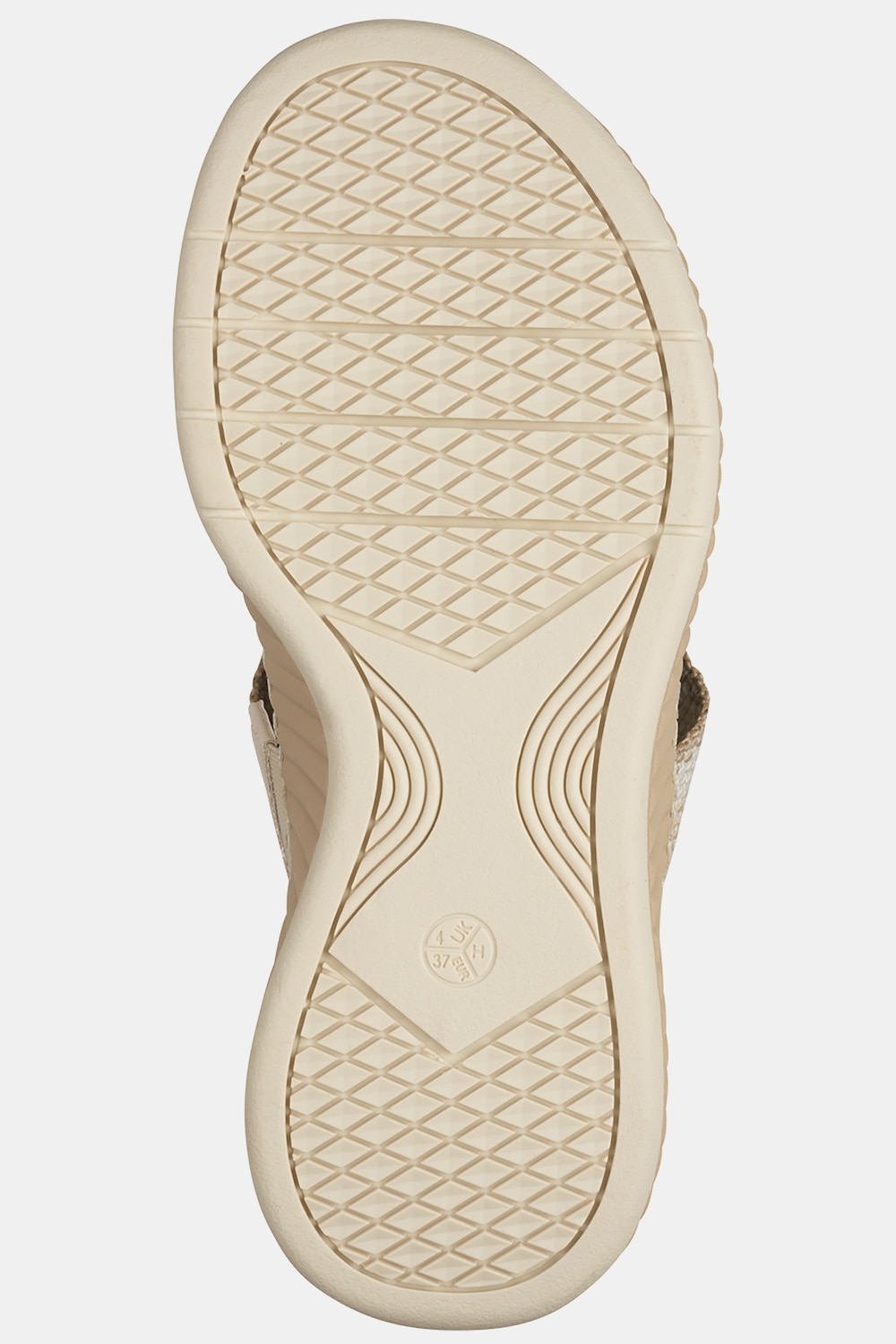 Stora storlekar Remsandaler, Dam, beige, storlek: 37, Annat, Ulla Popken