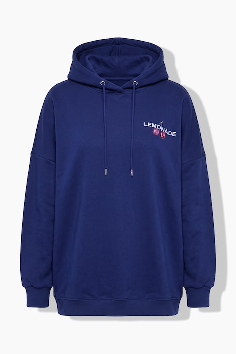 Hoodie, oversized, Lemonade-Print, Kapuze
