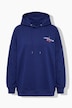 Hoodie, oversized, Lemonade-Print, Kapuze