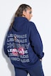 Hoodie, oversized, Lemonade-Print, Kapuze