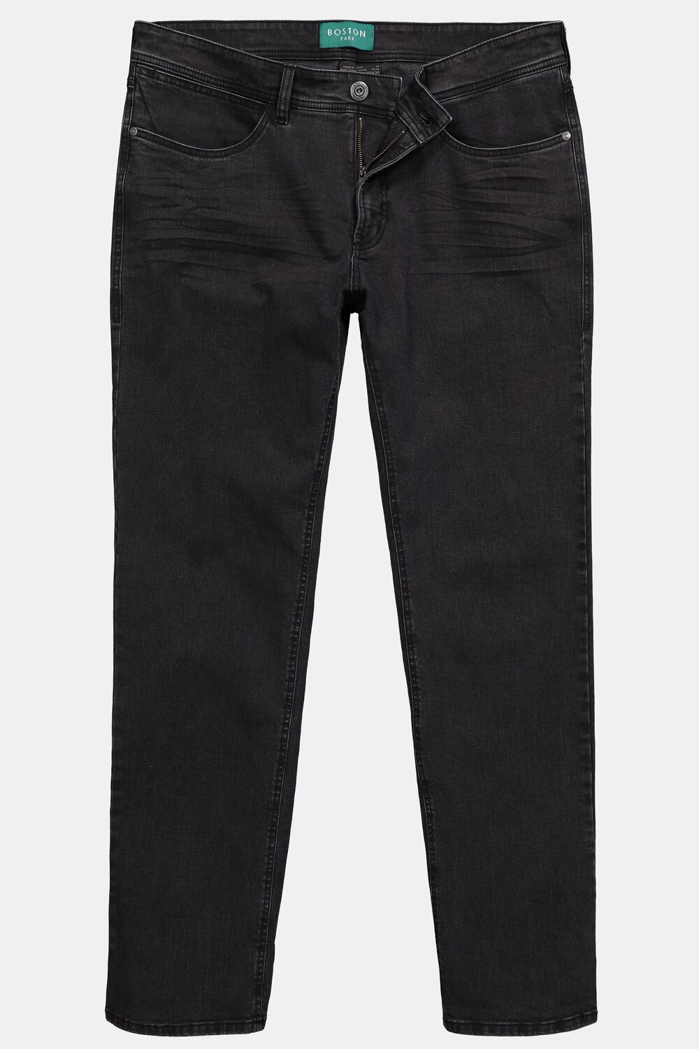 Stora storlekar Jeans FLEXLASTIC®, Her, svart, storlek: 26, Bomull, Boston Park