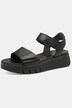Leder-Sandalen, Tamaris Comfort, Klettriegel, Komfortweite