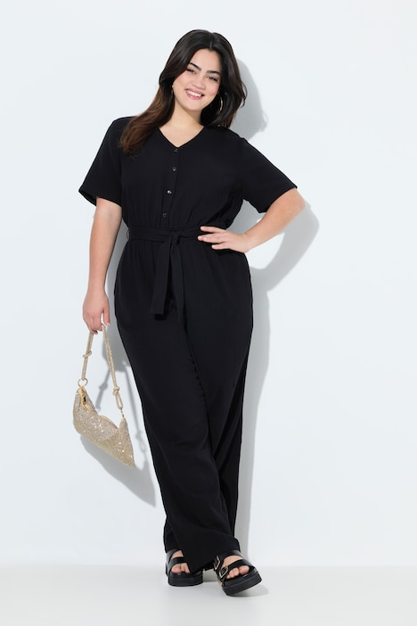 Mono, oversize, muselina, pierna recta