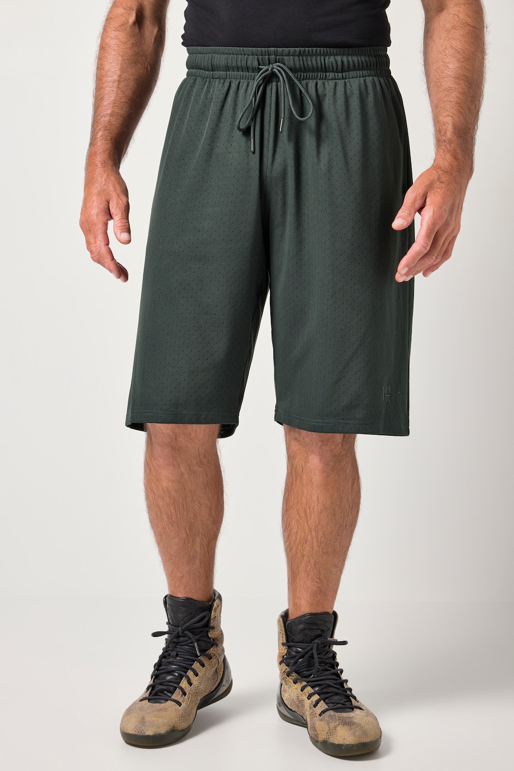 JAY-PI Mesh-shorts, fitness, hurtigttørrende, afslappet pasform, op til 7 XL