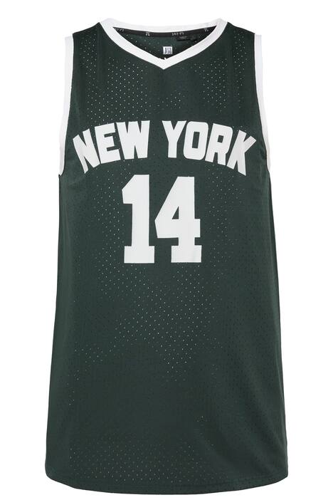 Síťované tílko JAY-PI, kolekce fitness, potisk na hrudi, QuickDry, do 7XL