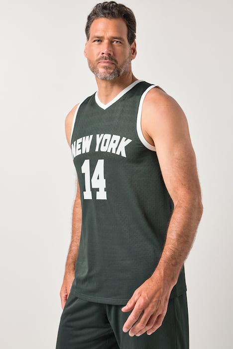 Débardeur JAY-PI en mesh, imprimé poitrine et séchage QuickDry, collection Fitness - jusqu'au 7 XL