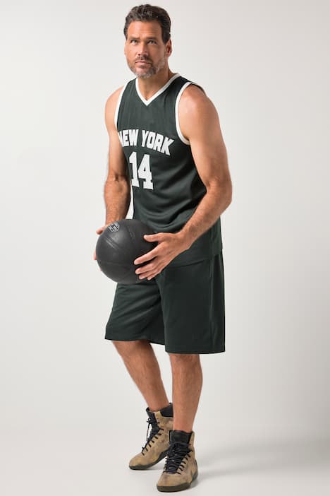 Débardeur JAY-PI en mesh, imprimé poitrine et séchage QuickDry, collection Fitness - jusqu'au 7 XL