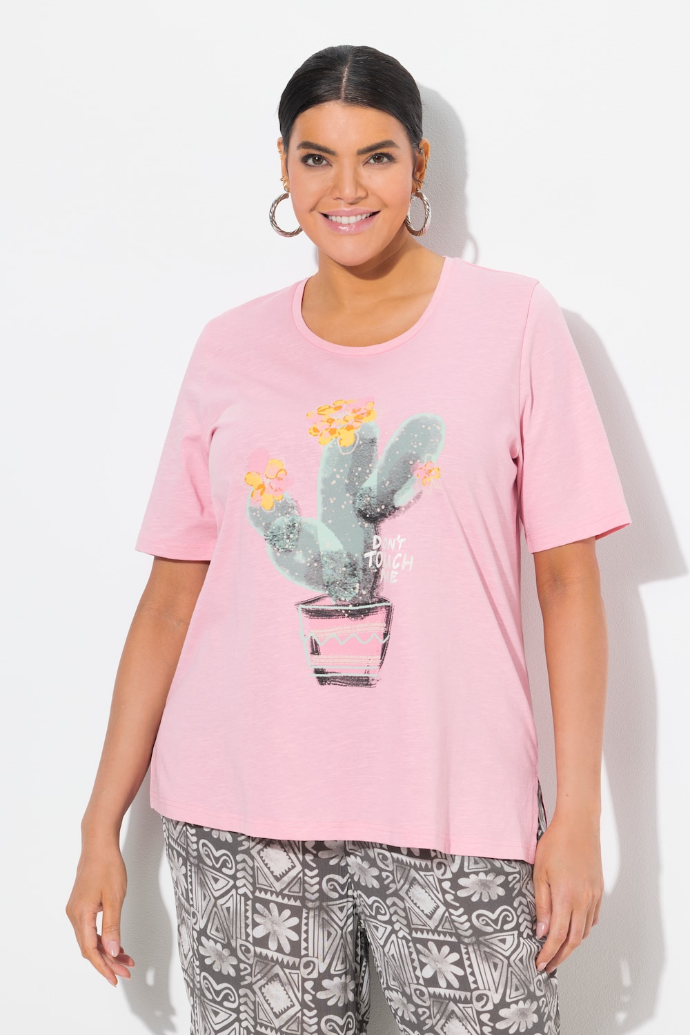 Große Größen T-Shirt, Damen, rosa, Größe: 58/60, Baumwolle, Ulla Popken