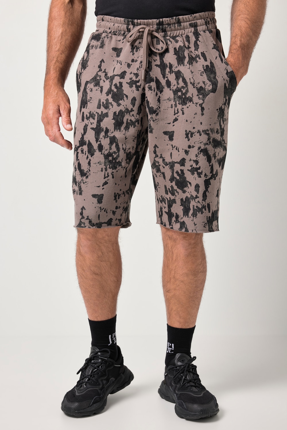 JAY-PI Sweat Bermudashorts, Fitness, Snøre, op til 7XL
