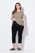 Bellieva bengaline broek, zwangerschapsbroek, kuitlang, tailleband met stretch inzetstuk