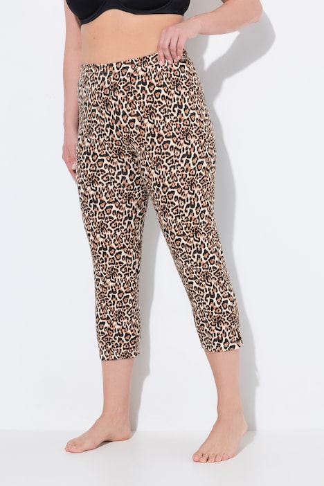 Leopard Print Capri Leggings