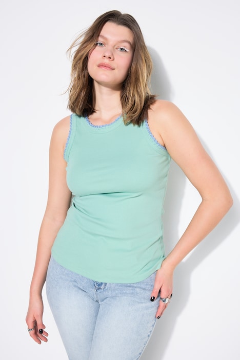 Ripptop, Slim Basic Shape, farvede kanter