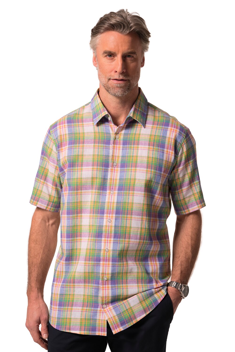 Camisa A Cuadros Azul / Blanco | CAMISAS | CAMISAS | MODA HOMBRE | HOMBRES | Moda RM Tienda Online