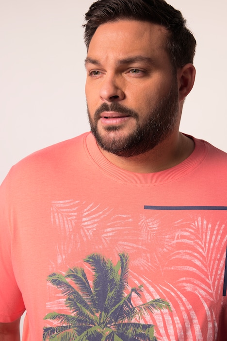 Men+ T-Shirts, 2er-Pack, Halbarm, Print, bis 8 XL