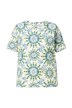 Tričko, oversize, batikovaný potisk