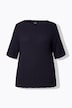 T-shirt, structuur, regular, ronde hals, halve mouwen