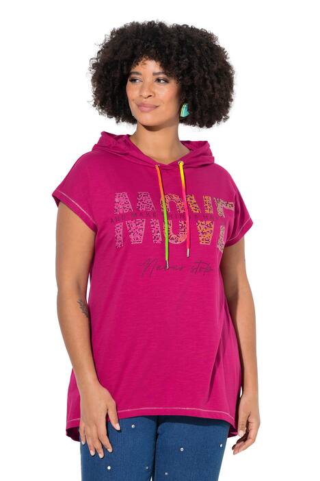 Tričko, kapuce, nápis MOVE, krátké rukávy