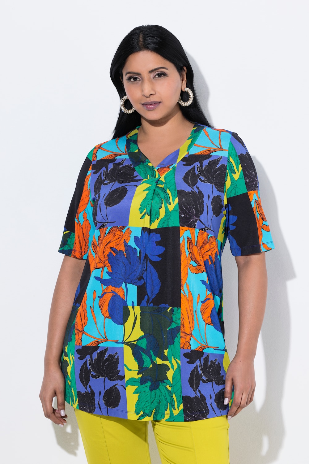 Große Größen Slinkyshirt, Damen, rosa, Größe: 42/44, Viskose, Ulla Popken