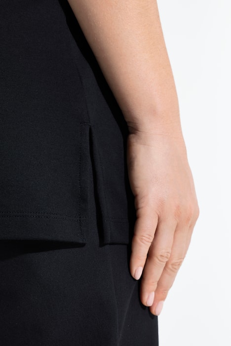 Top, A-Linie, Herzausschnitt, ärmellos, Pima Cotton