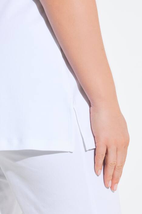 Rhinestone Neckline Pima Cotton Tank