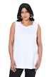 Top, A střih, srdcový výstřih, bez rukávů, Pima bavlna