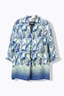Marble Paisley 3/4 Sleeve Blouse