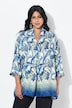 Marble Paisley 3/4 Sleeve Blouse