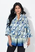 Marble Paisley 3/4 Sleeve Blouse