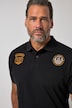 poloshirt, korte mouw, piqué, badges, tot 8XL