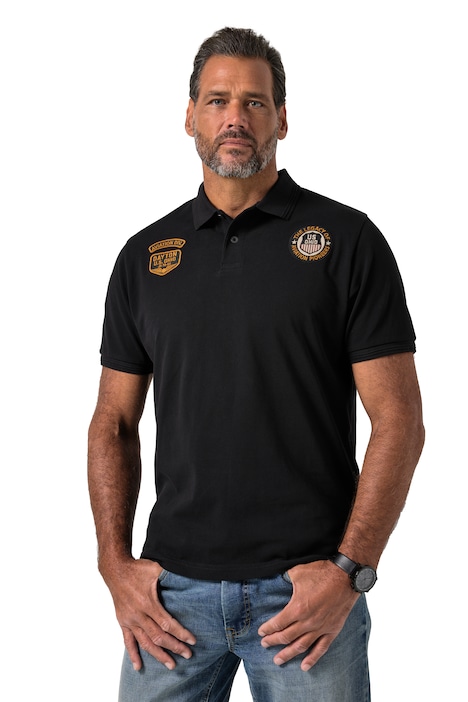 Polokošile, krátké rukávy, piké, nášivky, do 8XL