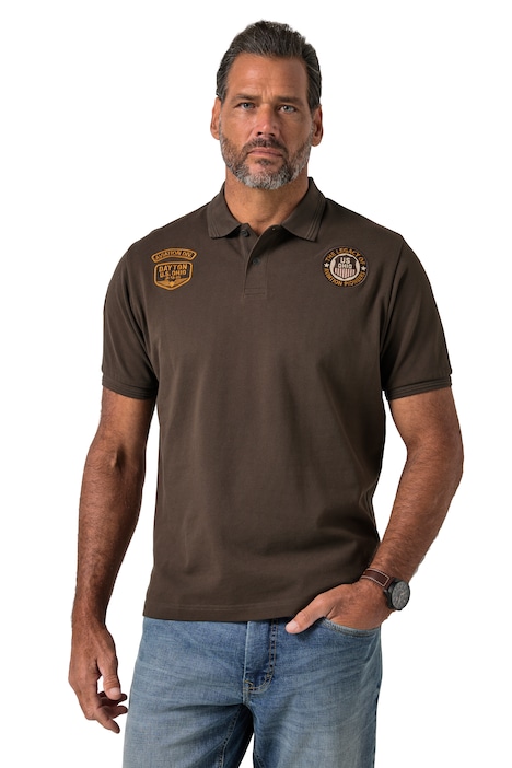 Polokošile, krátké rukávy, piké, nášivky, do 8XL