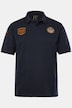 Polo JP 1880 en maille piquée, manches courtes et écussons - jusqu'au 8 XL