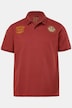 poloshirt, korte mouw, piqué, badges, tot 8XL