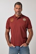 poloshirt, korte mouw, piqué, badges, tot 8XL