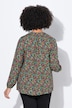Bluse, blomstertrykk, lange ermer