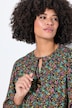 Bluse, blomstertrykk, lange ermer