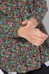Bluse, blomstertrykk, lange ermer