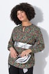 Bluse, blomstertrykk, lange ermer