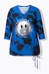 T-shirt, regular fit, glanzende smiley