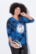 T-shirt, regular fit, glanzende smiley