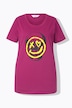 T-shirt, A-lijn, schedel/smiley
