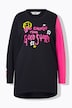 Pitkä collegepaita, Loose Fit, 1 pinkki hiha