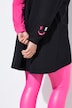 Pitkä collegepaita, Loose Fit, 1 pinkki hiha
