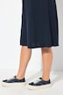 Jerseykleid, Biesen, A-Linie, V-Ausschnitt, Halbarm