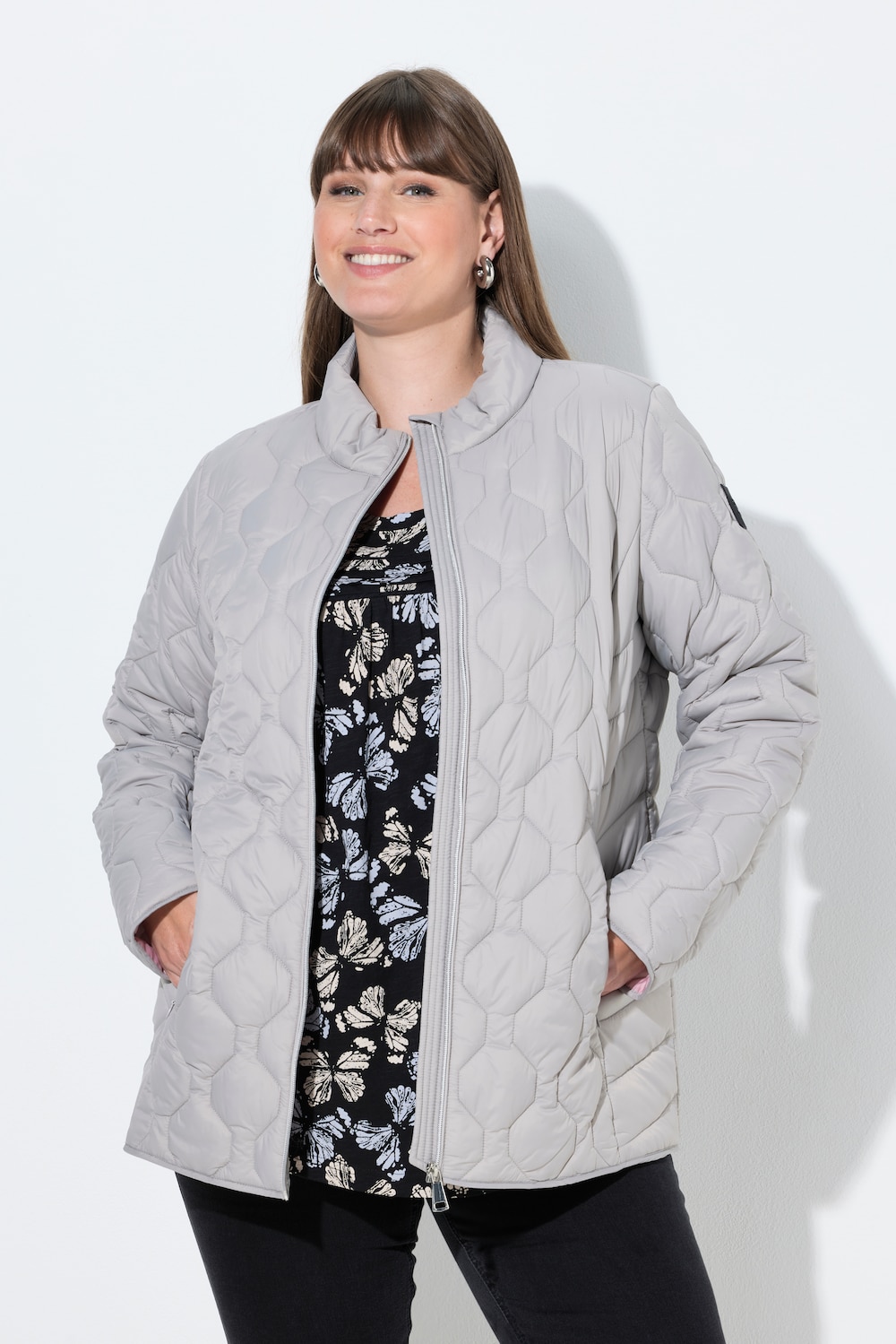 HYPRAR Leichtstepp-Jacke, Kontrastfutter, wasserabweisend