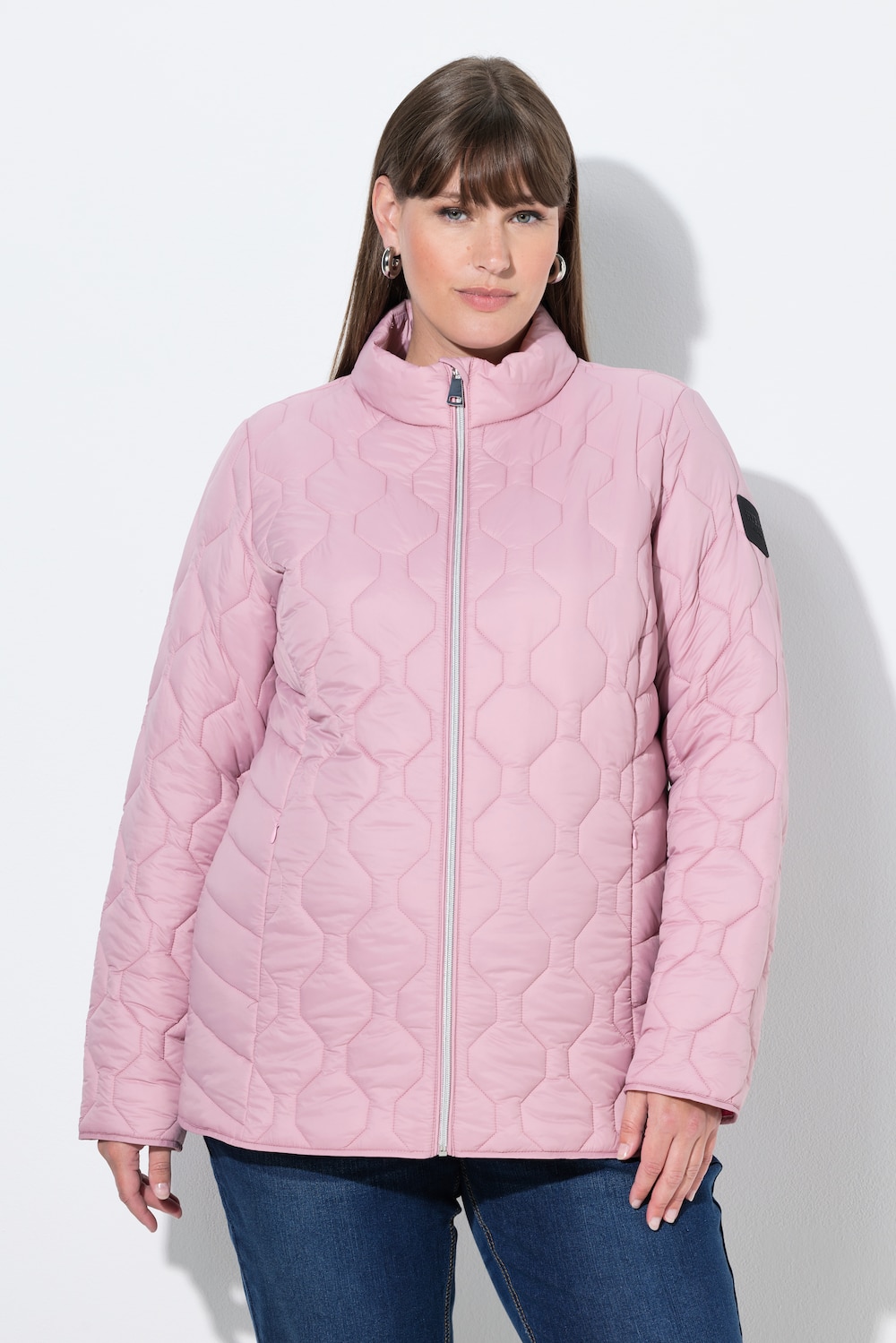 Große Größen HYPRAR Leichtstepp-Jacke, Damen, rosa, Größe: 62/64, Polyester/Synthetische Fasern, Ulla Popken