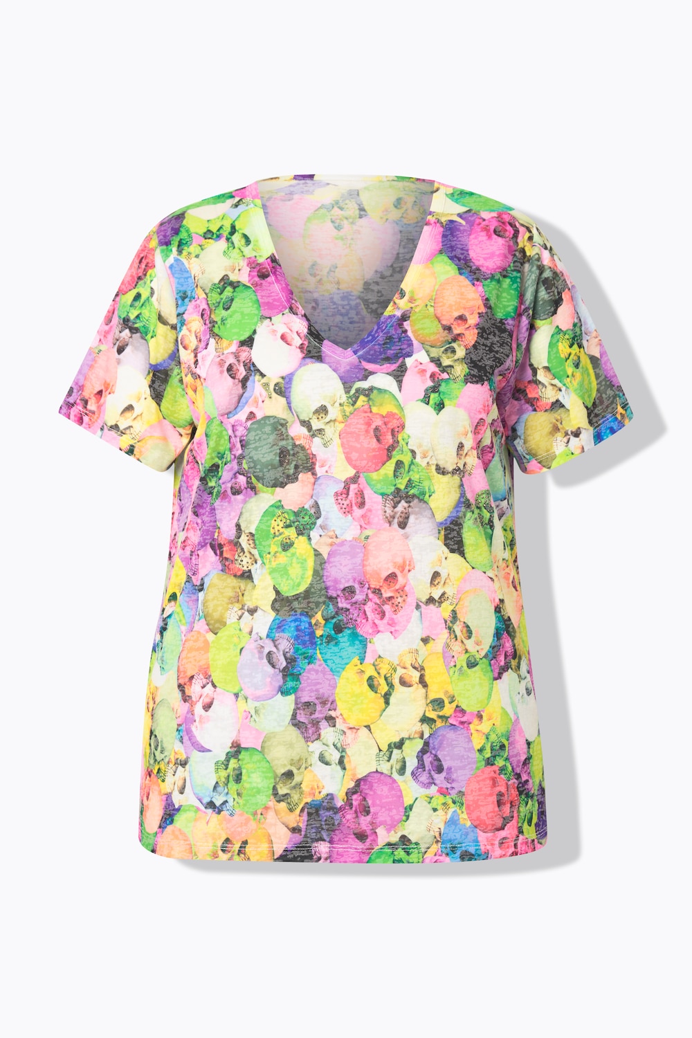 Stora storlekar T-shirt, Dam, grön, storlek: 56, Polyester/Viskos, Angel of Style